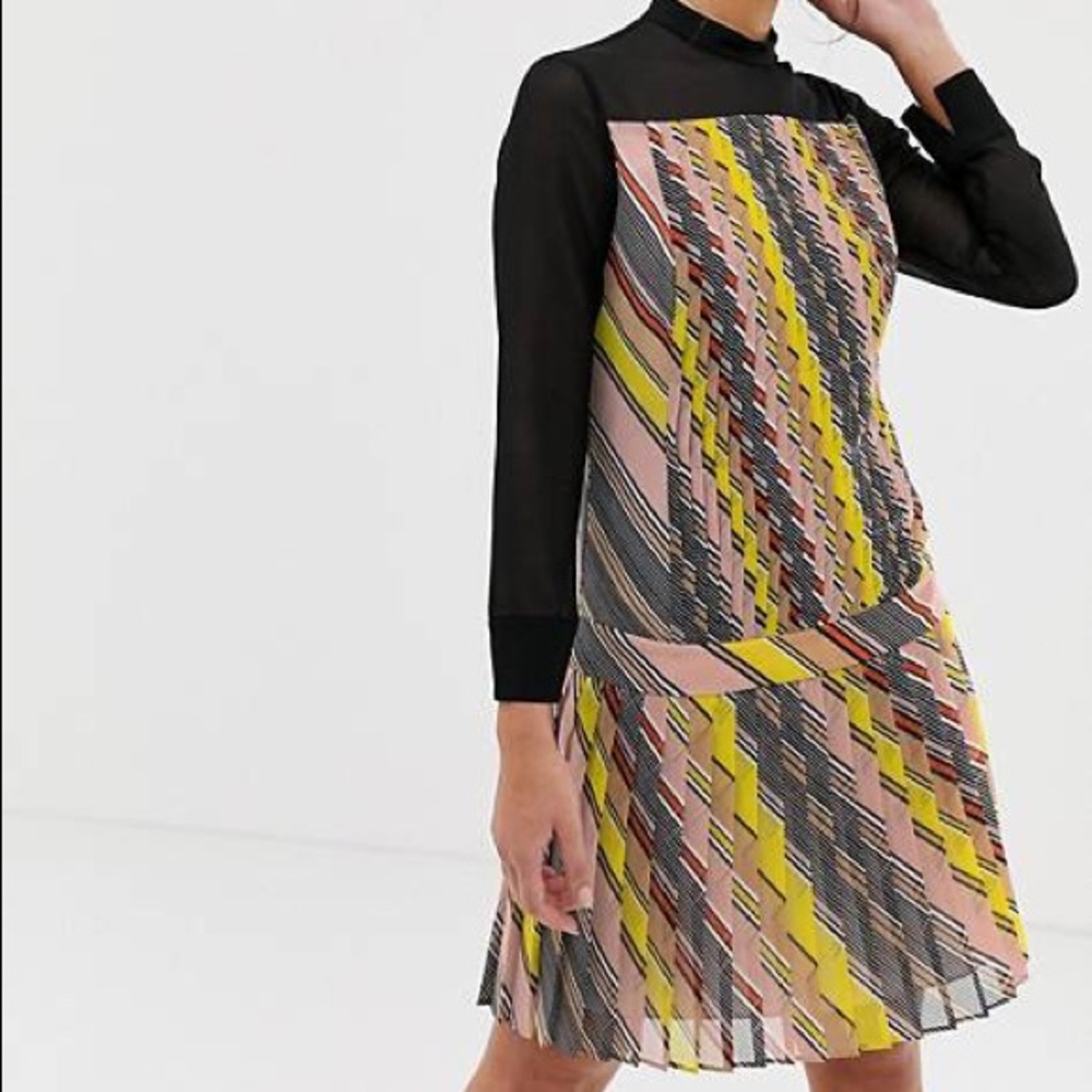 Karen Millen rainbow striped dress